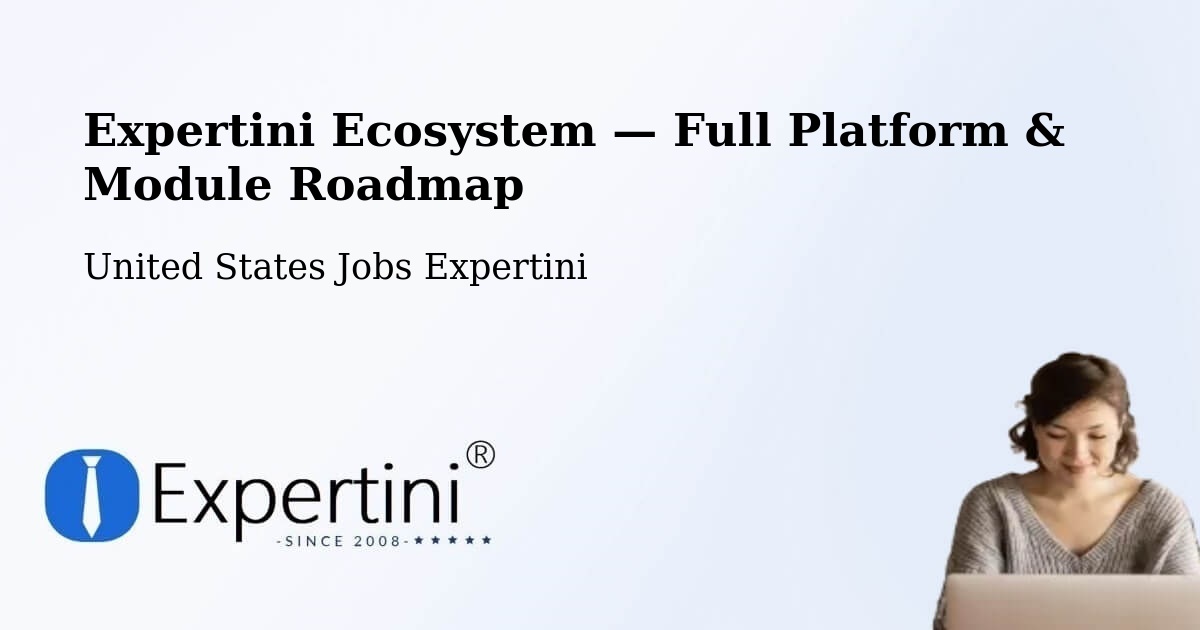 Expertini Ecosystem — Full Platform & Module Roadmap – Edison