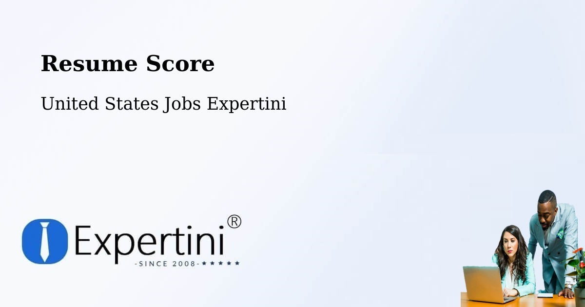 Resume Score & Job Description Match Tool – Edison - United States Jobs Expertini